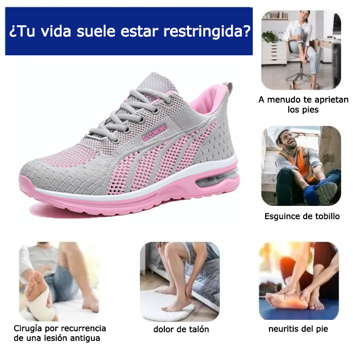 Founne®【⏰50% de descuento hoy🔥】Calzado ortopédico | Diseño ergonómico | Alivia el dolor de espalda, pies y articulaciones | Comodidad durante todo el día