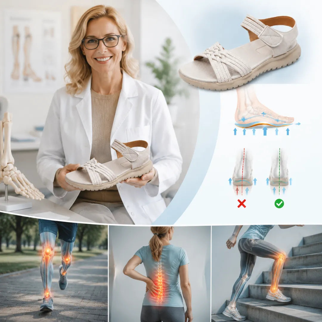 ⏰ ¡Último día! ¡50 % de descuento! ¡No te lo pierdas! ✅️ Sandalias cómodas con soporte para el arco del pie: alivian el dolor de pies y cuentan con un diseño ergonómico.