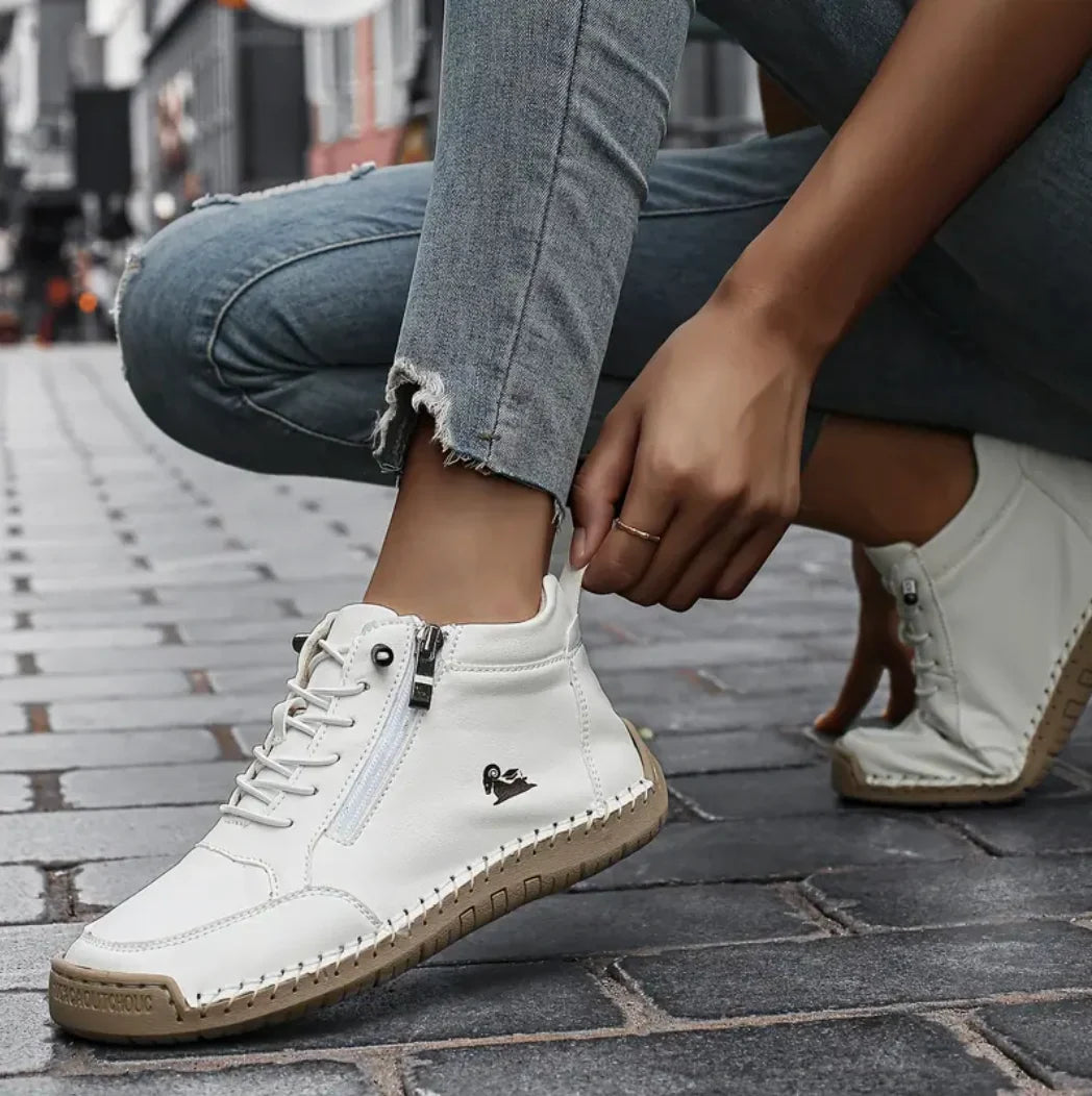 Founne® 【🔥¡Hoy a mitad de precio! ⏰】Comodidad para caminar todo el día | Diseño con soporte para el arco | Súper amortiguación | Alivia el dolor de pies | Impermeable y antideslizante | Corrige la marcha👟