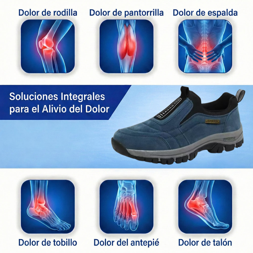 FOUNNE® 【🔥Oferta especial de hoy: 60% de descuento🎁】👞Zapatos ortopédicos de gamuza para hombre ✅ Alivian el dolor de pies ✅ Soporte para el arco: comodidad durante todo el día👟