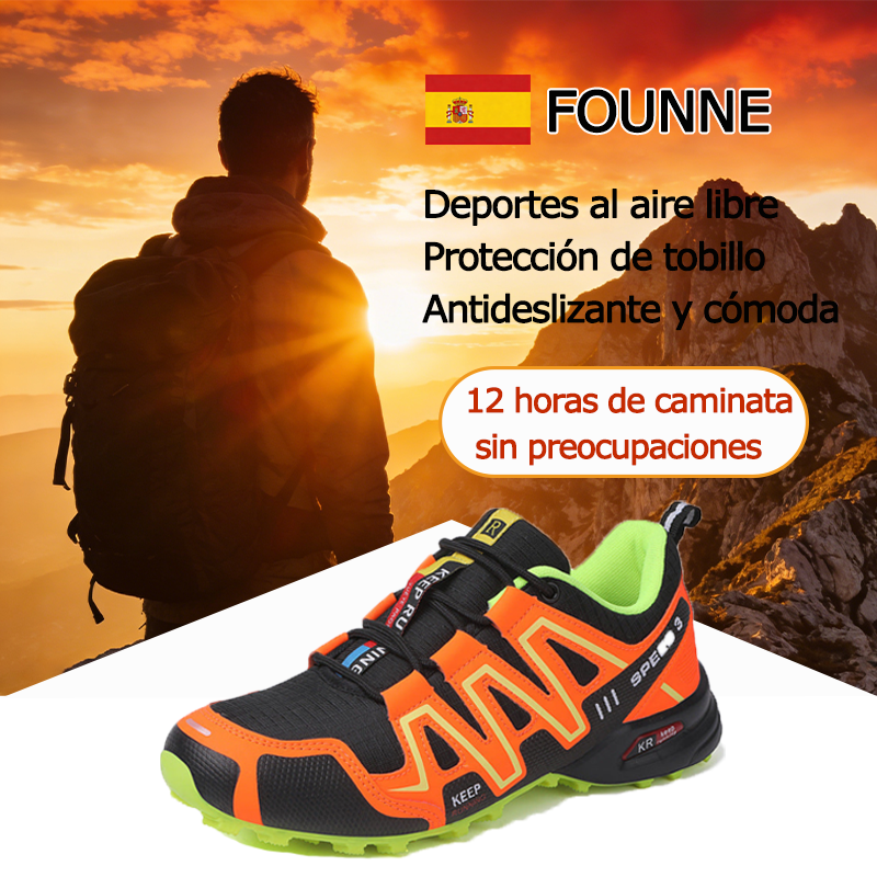 FOUNNE® 【🔥¡Hoy a mitad de precio!⏰】Comodidad para caminar todo el día | Diseño con soporte para el arco | Súper amortiguación | Alivia el dolor de pies | Impermeable y antideslizante | Corrige la marcha👟