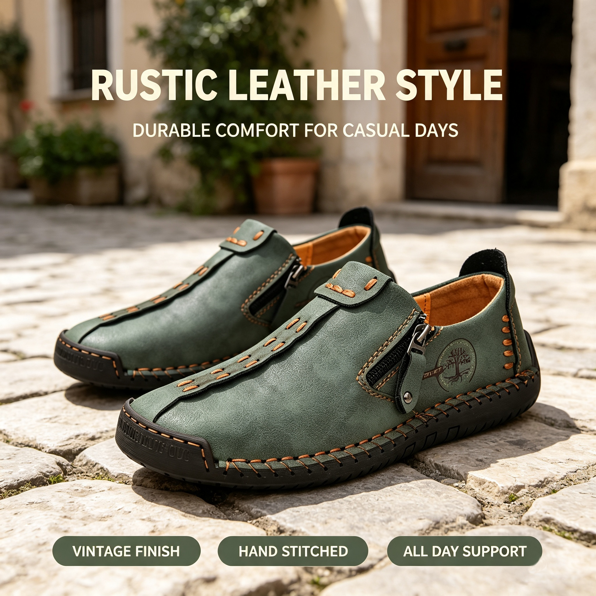 🎉 ¡Último día! ¡50% de descuento! ✅ Zapatos ortopédicos diseñados para personas con problemas en los pies, hechos de piel de becerro australiana. 👞 Proporcionan soporte para el arco del pie y alivian el dolor de espalda, articulaciones y pies.