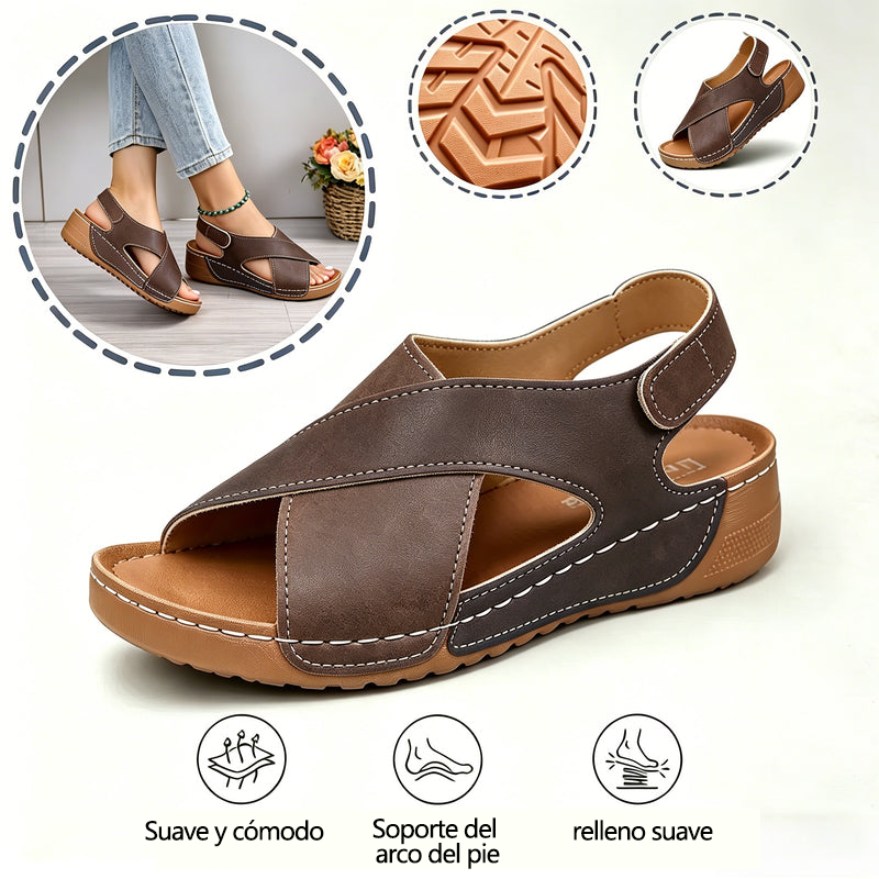 Zapatos ortopédicos FOUNNE® 【🔥60% de descuento hoy🎁】Ideales para salidas de verano👡 | Suaves y cómodos | Diseño con soporte para el arco del pie | Alivian eficazmente la fatiga y el dolor | Mayor resistencia al deslizamiento✅