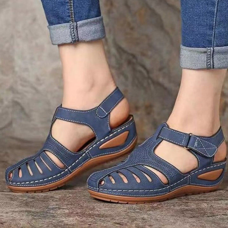 Zapatos ortopédicos FOUNNE® 【🔥 Oferta por tiempo limitado🎁】Sandalias de verano: Diseño ergonómico con construcción calada, cómodas y transpirables, alivian el dolor ✅