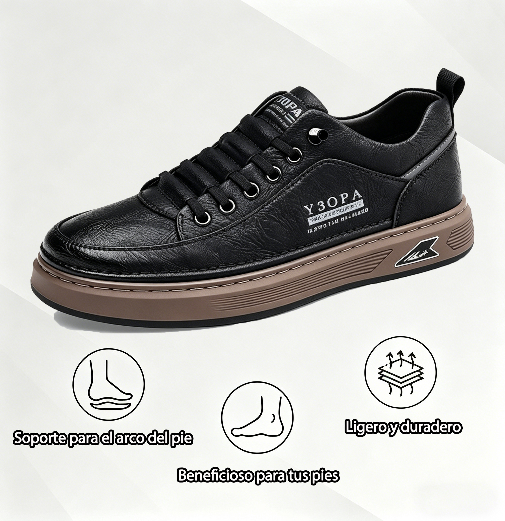 FOUNNE® 【🔥¡Hoy a mitad de precio! ⏰】Comodidad para caminar todo el día | Diseño con soporte para el arco | Súper amortiguación | Alivia el dolor de pies | Impermeable y antideslizante | Corrige la marcha👟