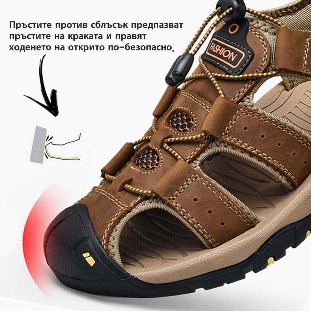 Zapatos ortopédicos FOUNNE® [🔥60% de descuento hoy🎁] Nuevas sandalias europeas de cuero genuino ✅ Diseño de punta ancha | Cierre de velcro | Suela duradera y antideslizante | 🔴Soporte de arco multipunto | Suaves y cómodas