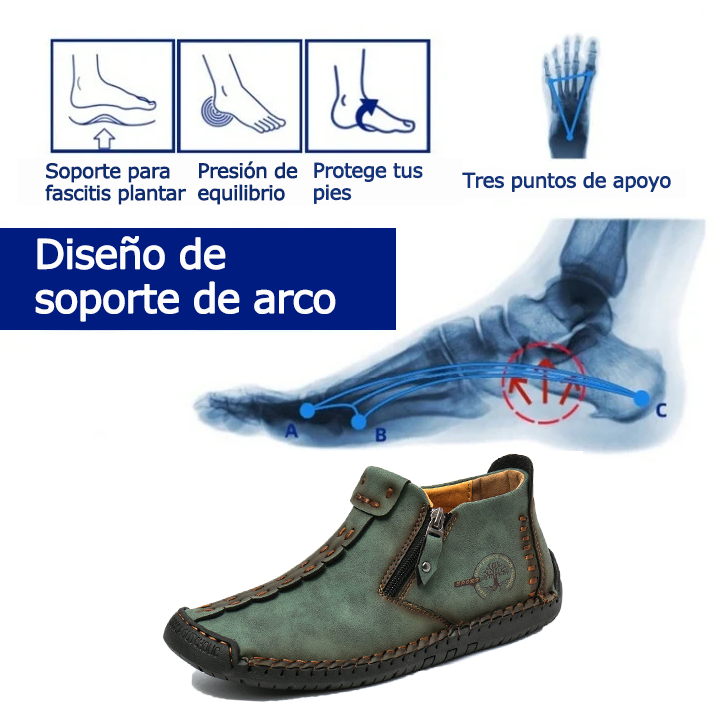 Founne® 【🔥¡Hoy a mitad de precio! ⏰】Comodidad para caminar todo el día | Diseño con soporte para el arco | Súper amortiguación | Alivia el dolor de pies | Impermeable y antideslizante | Corrige la marcha👟