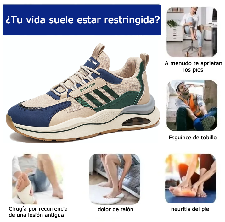 Founne® 【🔥¡Hoy a mitad de precio! ⏰】Comodidad para caminar todo el día | Diseño con soporte para el arco | Súper amortiguación | Alivia el dolor de pies | Impermeable y antideslizante | Corrige la marcha👟