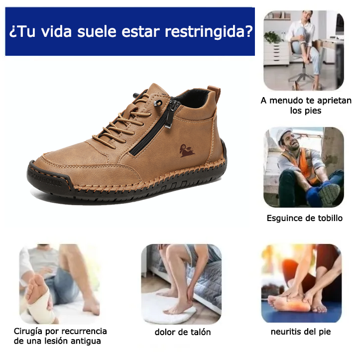 Founne® 【🔥¡Hoy a mitad de precio! ⏰】Comodidad para caminar todo el día | Diseño con soporte para el arco | Súper amortiguación | Alivia el dolor de pies | Impermeable y antideslizante | Corrige la marcha👟