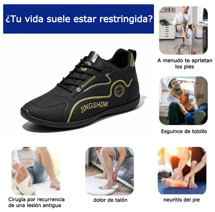Founne® 【🔥¡Hoy a mitad de precio! ⏰】Comodidad para caminar todo el día | Diseño con soporte para el arco | Súper amortiguación | Alivia el dolor de pies | Impermeable y antideslizante | Corrige la marcha👟