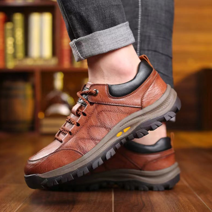 Founne® 【🔥Novedad | Mitad de precio por tiempo limitado⏰】 Zapatos de piel de becerro de alta calidad | Cuero genuino | Impermeables y antideslizantes | Alivian la fatiga del pie | Comodidad inmediata 👟