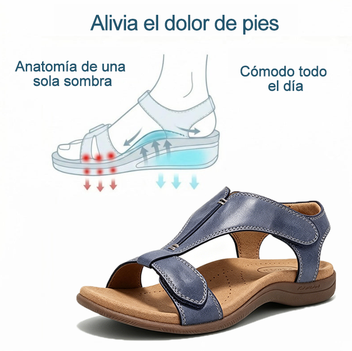 Zapatos ortopédicos FOUNNE® [🔥50% de descuento🎁] Sandalias de verano para mujer 👡 Frescas y transpirables | Alivian el dolor de pies | Cómodas para caminar ✅