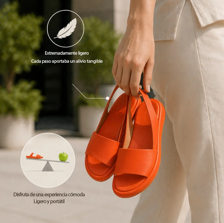 Zapatos ortopédicos FOUNNE® [🔥50% de descuento hoy🎁] Las sandalias más populares de Europa👡 | Aptas para uso en interiores y exteriores | Correa antideslizante en el talón | Suaves y cómodas✅