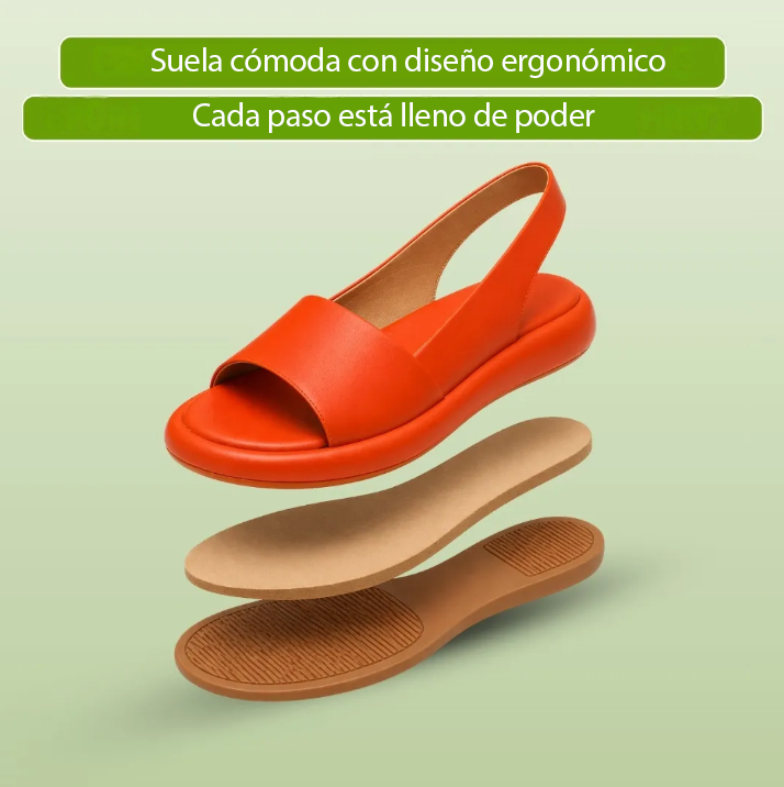 Zapatos ortopédicos FOUNNE® [🔥50% de descuento hoy🎁] Las sandalias más populares de Europa👡 | Aptas para uso en interiores y exteriores | Correa antideslizante en el talón | Suaves y cómodas✅