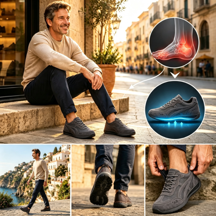 🎉¡Último día! ¡50% de descuento! ✅ Zapatos ortopédicos diseñados específicamente para personas con problemas en los pies, que brindan soporte para el arco plantar y alivian el dolor de espalda, articulaciones y pies.