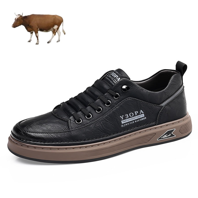 Founne® 【⏰¡Hoy a mitad de precio! ⚡】Zapatos de piel española hechos a mano | Elegantes y refinados | Cómodos y transpirables | Alivian el dolor de pies | Acompañan al hombre en cada paso