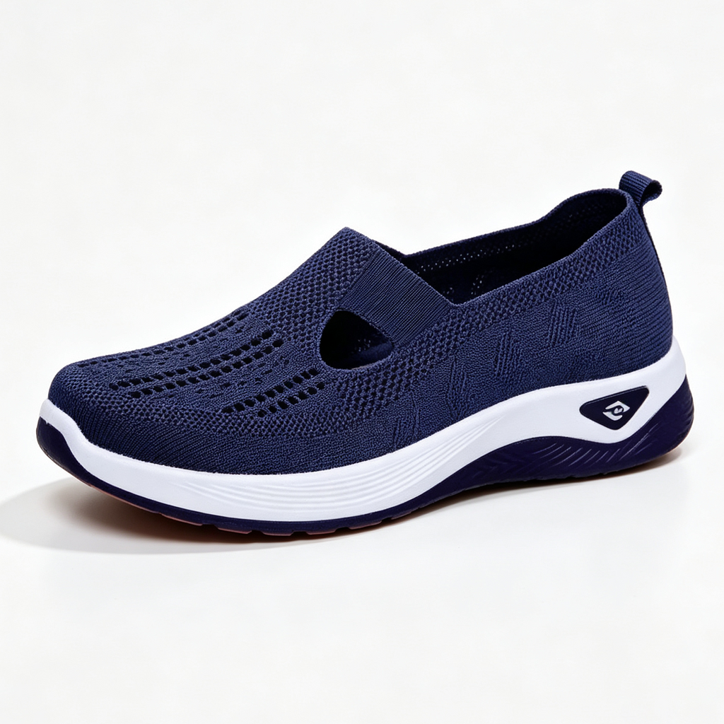 Zapatos ortopédicos FOUNNE® 🔥50% de descuento🎁：Zapatillas transpirables Flyknit para caminar, que brindan comodidad durante todo el día