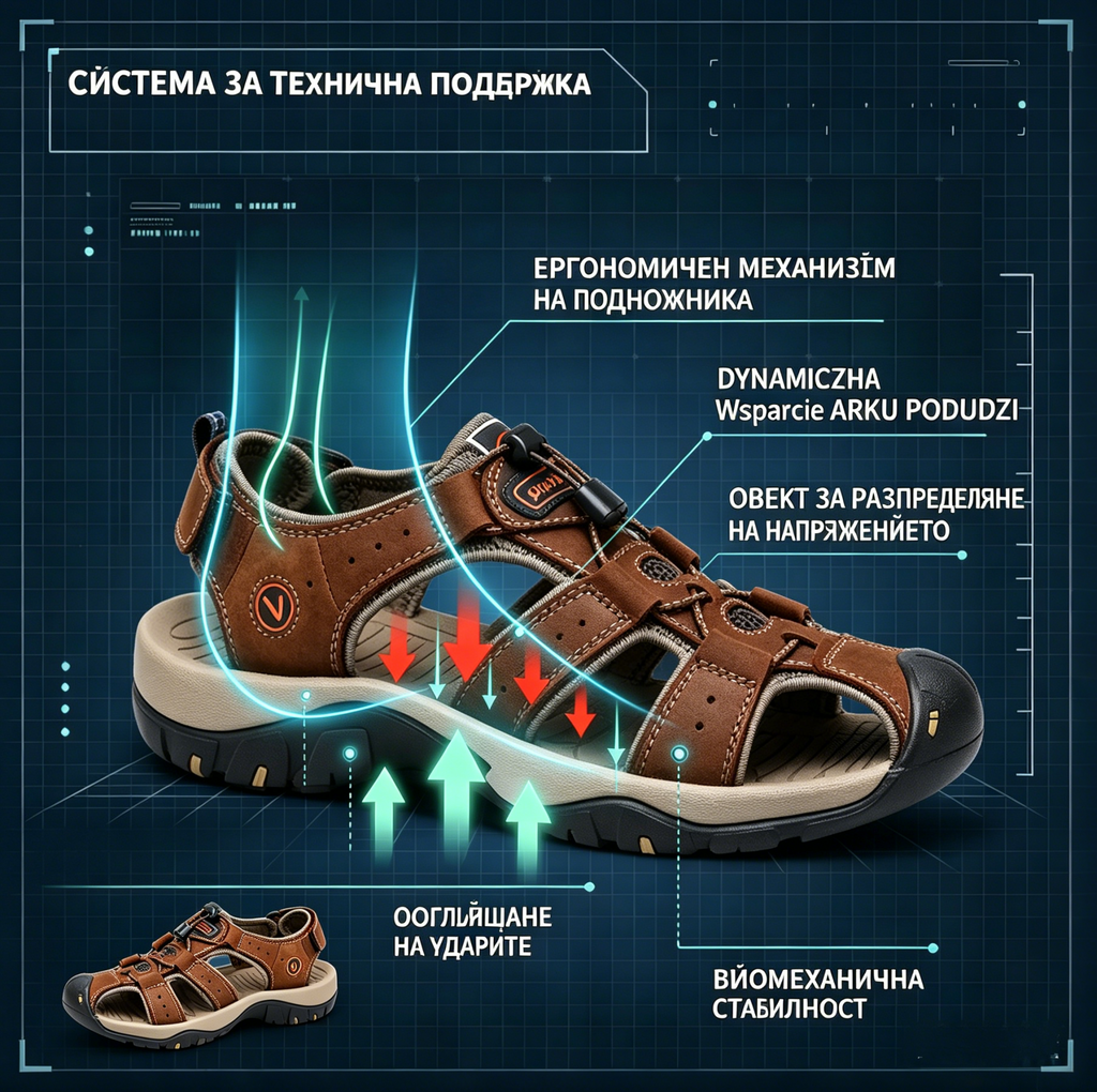 Zapatos ortopédicos FOUNNE® [🔥60% de descuento hoy🎁] Nuevas sandalias europeas de cuero genuino ✅ Diseño de punta ancha | Cierre de velcro | Suela duradera y antideslizante | 🔴Soporte de arco multipunto | Suaves y cómodas