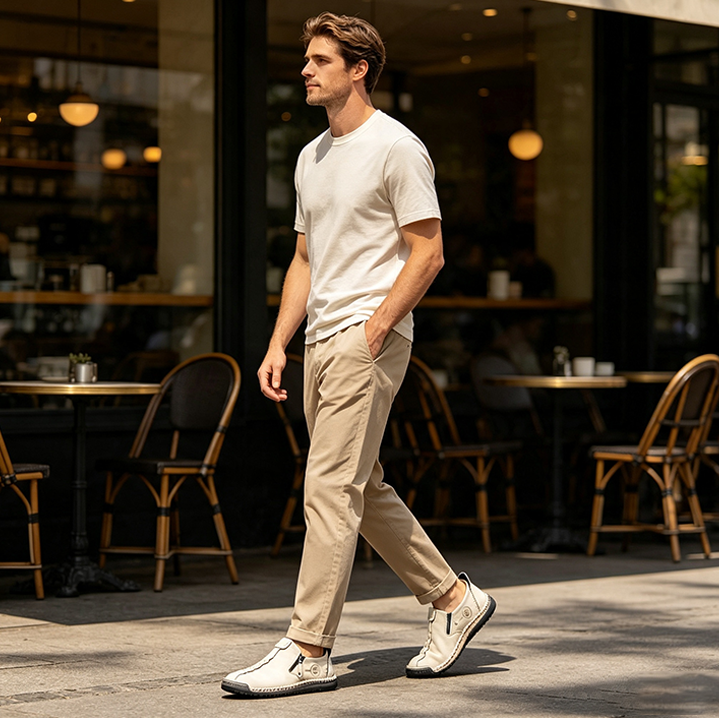 🎉 ¡Último día! ¡50% de descuento! ✅ Zapatos ortopédicos diseñados para personas con problemas en los pies, hechos de piel de becerro australiana. 👞 Proporcionan soporte para el arco del pie y alivian el dolor de espalda, articulaciones y pies.