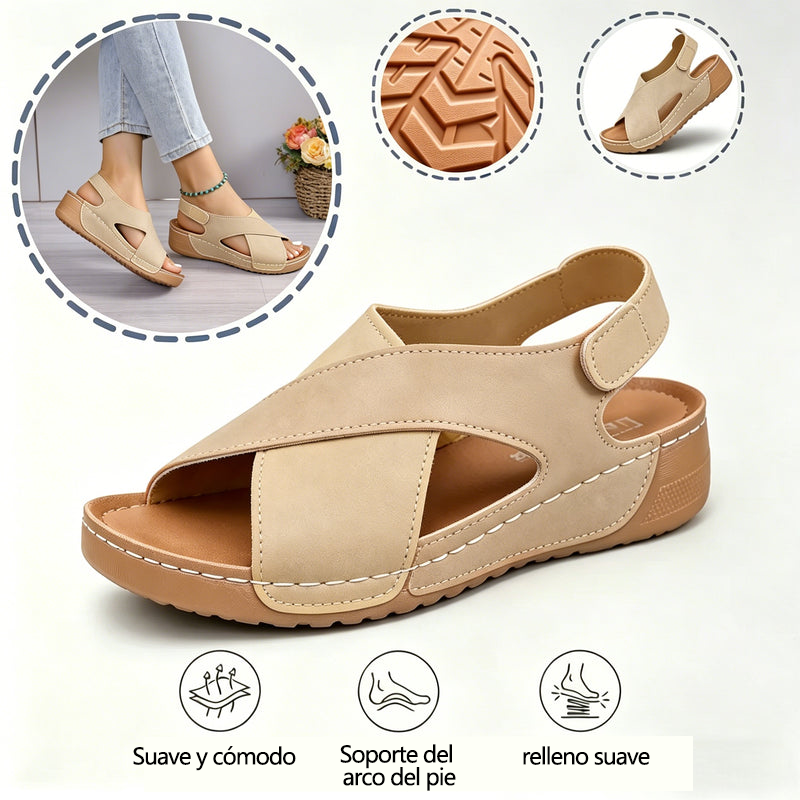 Zapatos ortopédicos FOUNNE® 【🔥60% de descuento hoy🎁】Ideales para salidas de verano👡 | Suaves y cómodos | Diseño con soporte para el arco del pie | Alivian eficazmente la fatiga y el dolor | Mayor resistencia al deslizamiento✅