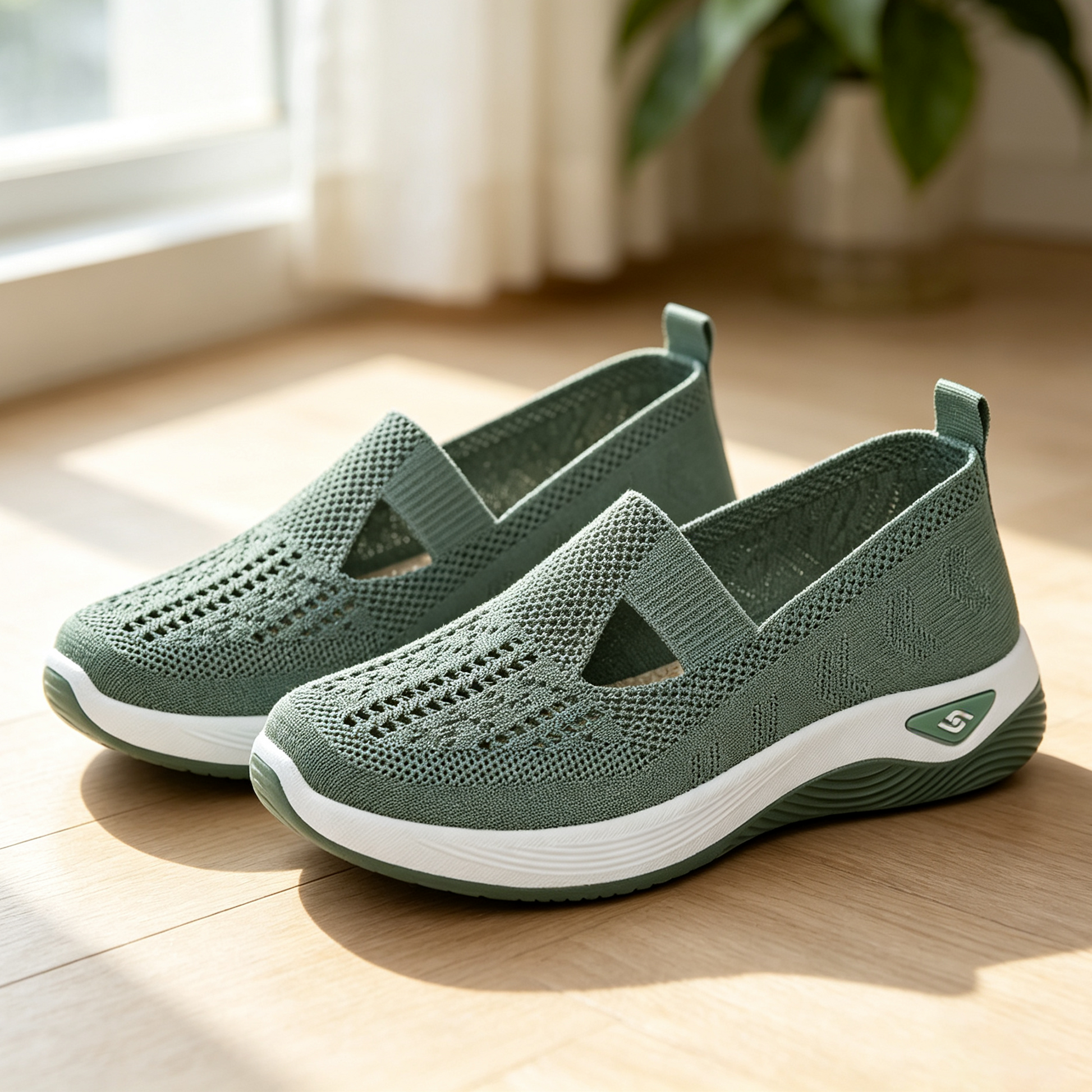 Zapatos ortopédicos FOUNNE® 🔥50% de descuento🎁：Zapatillas transpirables Flyknit para caminar, que brindan comodidad durante todo el día