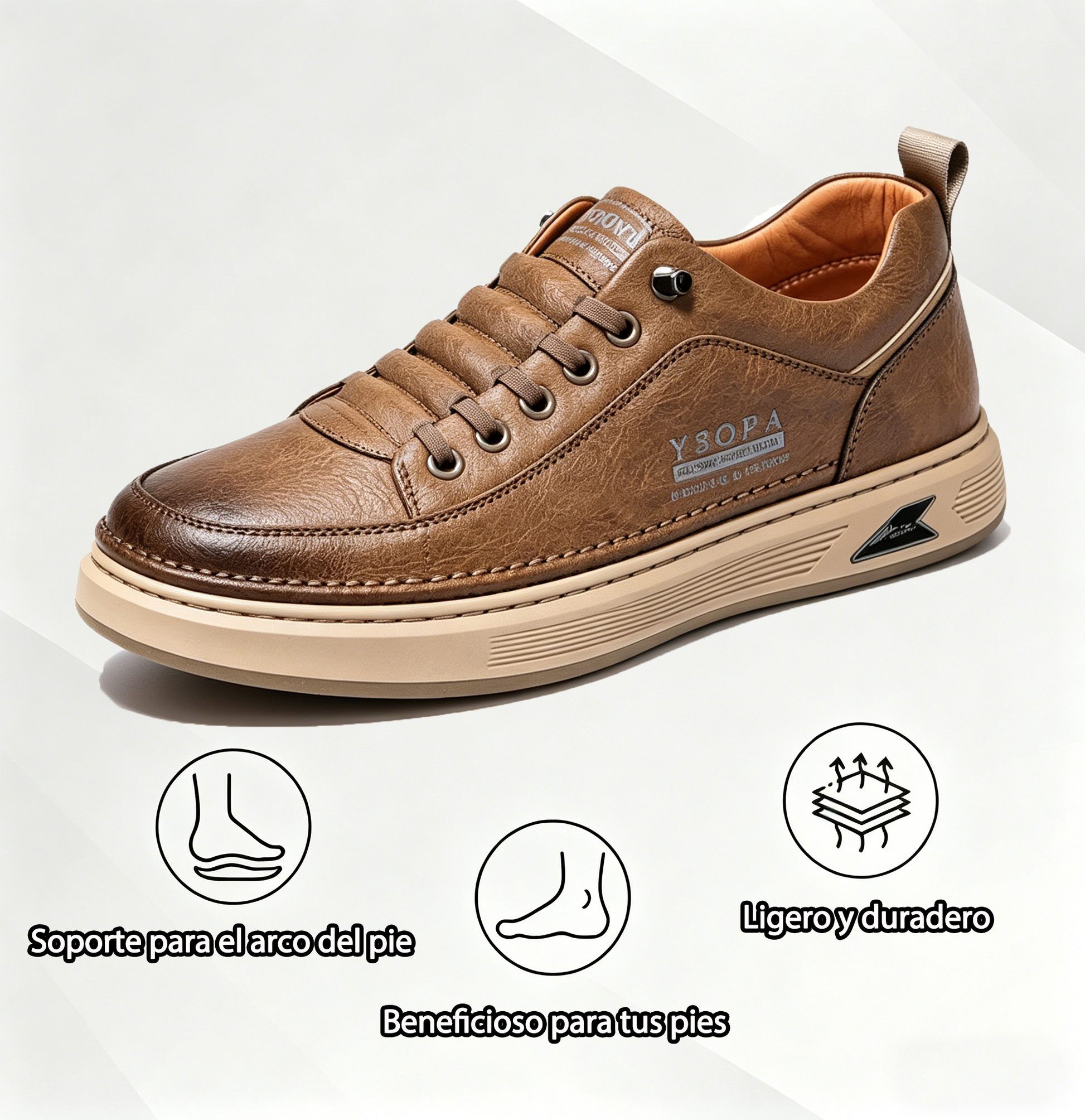 FOUNNE® 【🔥¡Hoy a mitad de precio! ⏰】Comodidad para caminar todo el día | Diseño con soporte para el arco | Súper amortiguación | Alivia el dolor de pies | Impermeable y antideslizante | Corrige la marcha👟