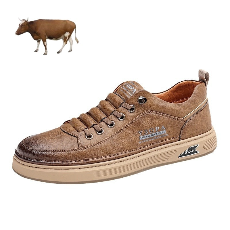 Founne® 【⏰¡Hoy a mitad de precio! ⚡】Zapatos de piel española hechos a mano | Elegantes y refinados | Cómodos y transpirables | Alivian el dolor de pies | Acompañan al hombre en cada paso