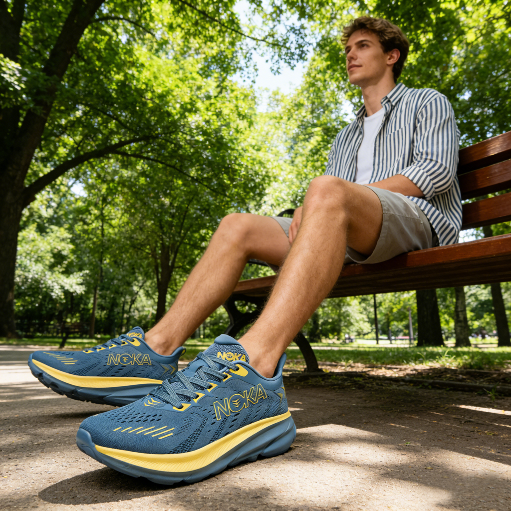 Founne® 【⏰Mitad de Precio Hoy🔥】Zapatillas deportivas ligeras | Diseño con soporte para el arco | Alivia eficazmente la fatiga | Reduce el dolor | A prueba de golpes | impermeable y antideslizante👞