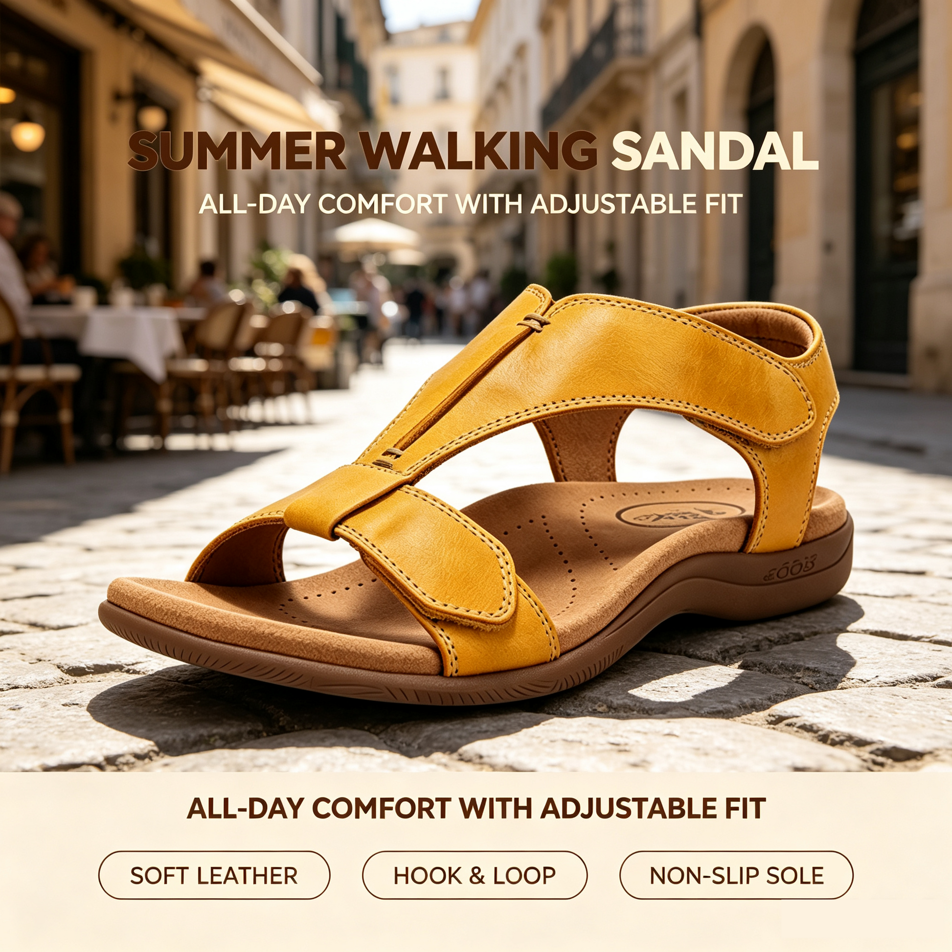 🎉 ¡Último día! ¡50% de descuento! ✅ Sandalias ortopédicas diseñadas específicamente para personas con problemas en los pies. Frescas, transpirables y cómodas, con soporte para el arco plantar, alivian eficazmente el dolor articular y de pies.