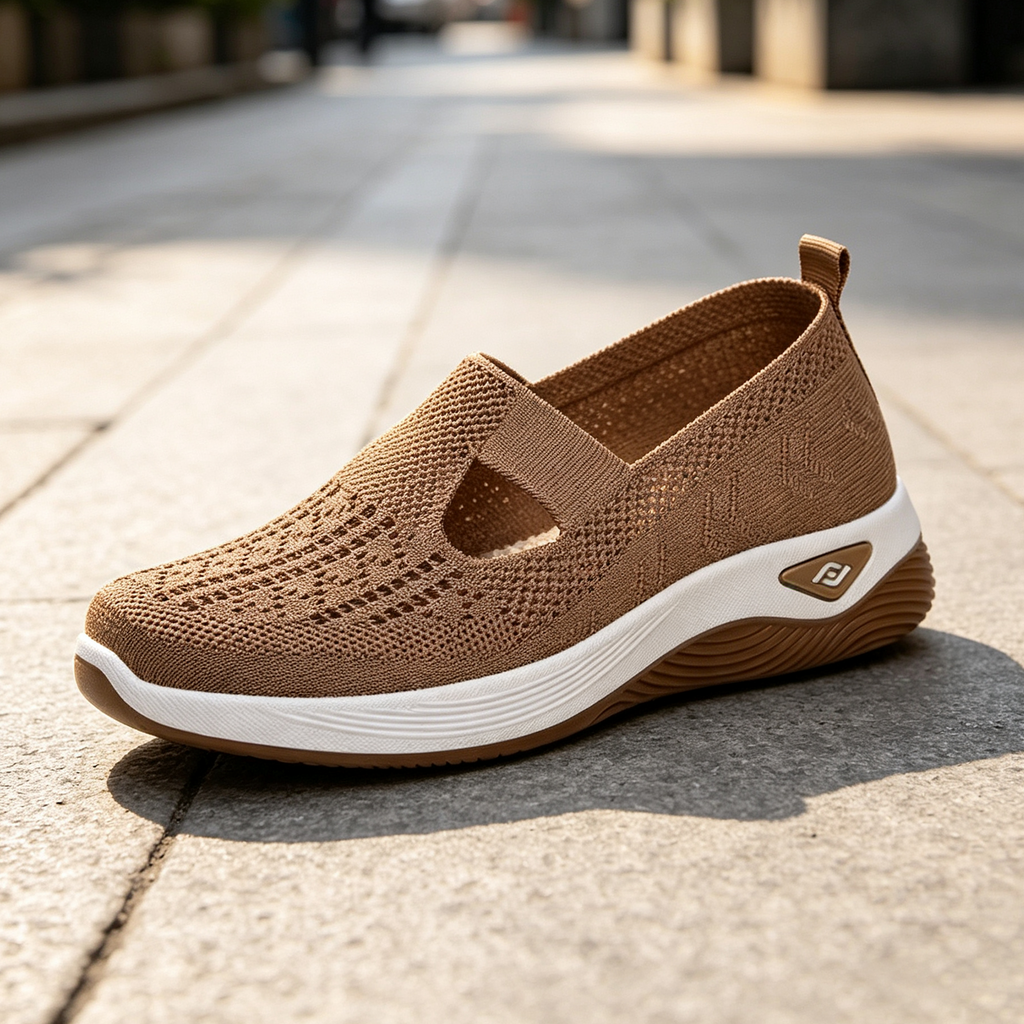 Zapatos ortopédicos FOUNNE® 🔥50% de descuento🎁：Zapatillas transpirables Flyknit para caminar, que brindan comodidad durante todo el día