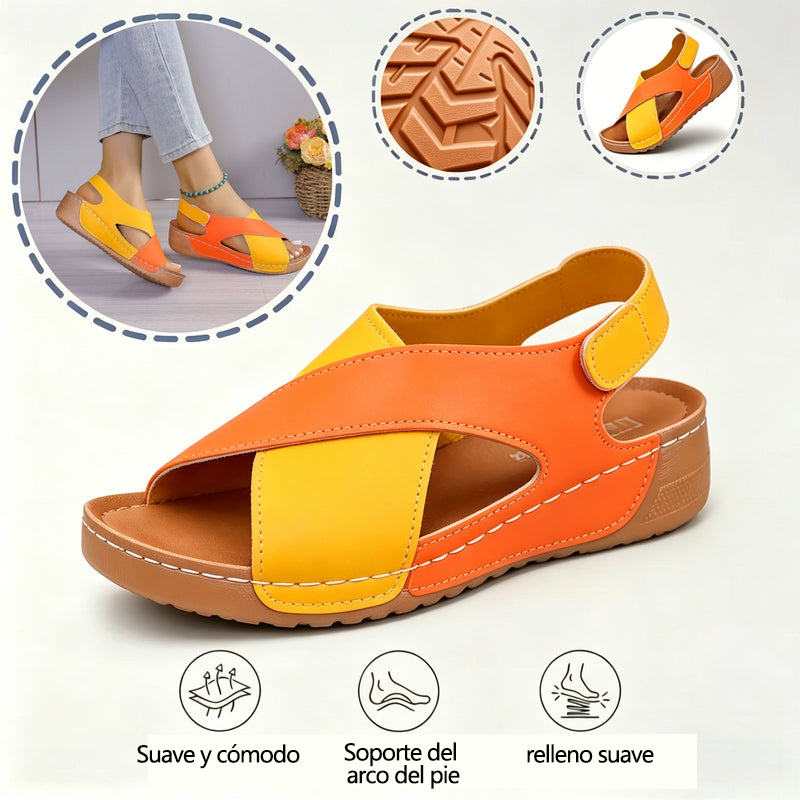 Zapatos ortopédicos FOUNNE® 【🔥60% de descuento hoy🎁】Ideales para salidas de verano👡 | Suaves y cómodos | Diseño con soporte para el arco del pie | Alivian eficazmente la fatiga y el dolor | Mayor resistencia al deslizamiento✅