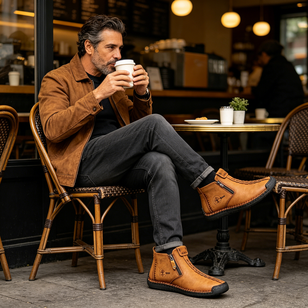 Founne® 【🔥¡Hoy a mitad de precio! ⏰】Comodidad para caminar todo el día | Diseño con soporte para el arco | Súper amortiguación | Alivia el dolor de pies | Impermeable y antideslizante | Corrige la marcha👟