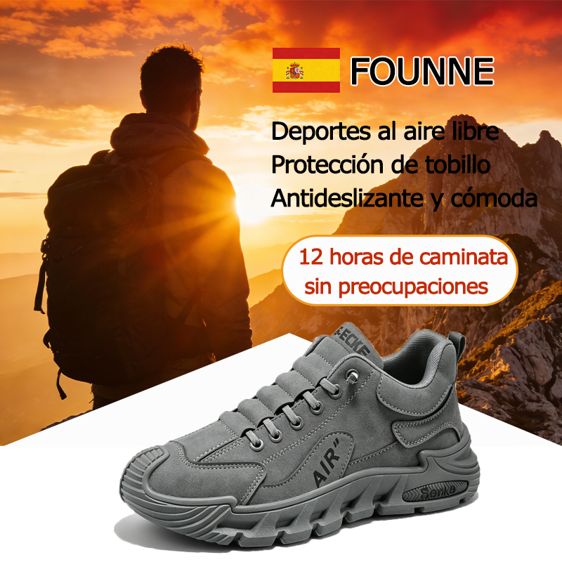 Founne® 【🔥¡Hoy a mitad de precio! ⏰】Comodidad para caminar todo el día | Diseño con soporte para el arco | Súper amortiguación | Alivia el dolor de pies | Impermeable y antideslizante | Corrige la marcha👟