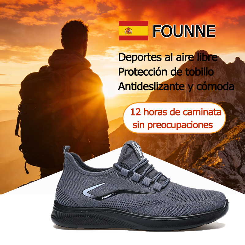 Founne® 【⏰Oferta por tiempo limitado: ¡50% de descuento!🔥】Un par de zapatos resuelve todos tus problemas | Duraderos | Diseño con soporte para el arco | Alivian eficazmente la fatiga | Reducen el dolor | Caminar con seguridad y comodidad todo el día👟