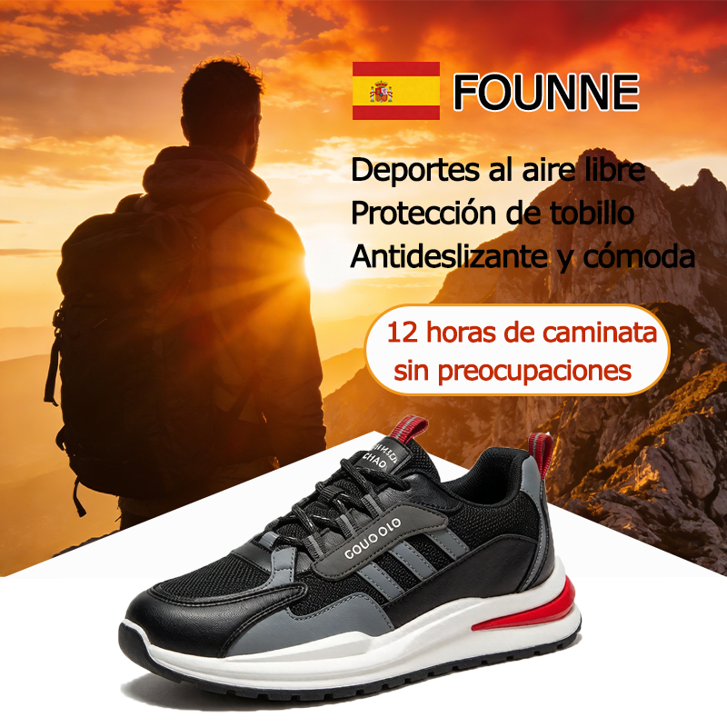 Zapatos ortopédicos FOUNNE® [🔥¡Hoy a mitad de precio!🎁] Zapatos cómodos para caminar👟 Soporte para el arco | Alivia eficazmente los dolor de pie, dolor de arco, pies cansados✅