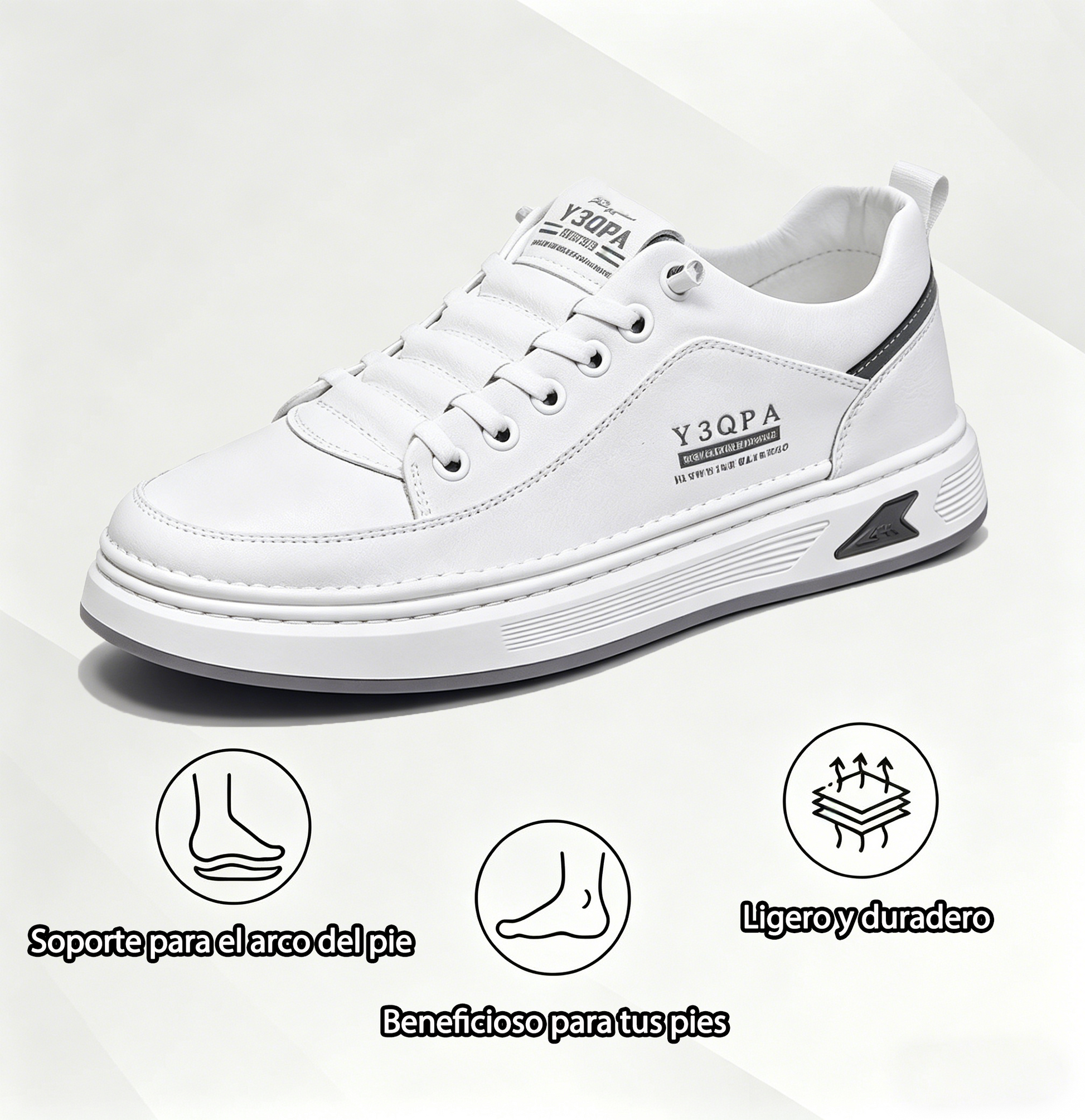 FOUNNE® 【🔥¡Hoy a mitad de precio! ⏰】Comodidad para caminar todo el día | Diseño con soporte para el arco | Súper amortiguación | Alivia el dolor de pies | Impermeable y antideslizante | Corrige la marcha👟