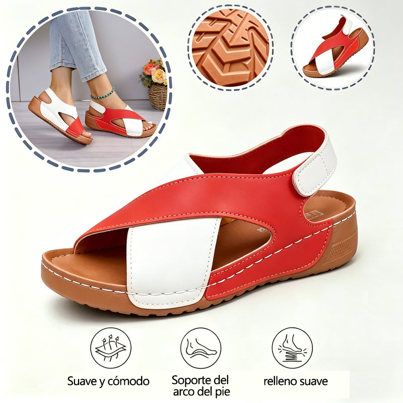 Zapatos ortopédicos FOUNNE® 【🔥60% de descuento hoy🎁】Ideales para salidas de verano👡 | Suaves y cómodos | Diseño con soporte para el arco del pie | Alivian eficazmente la fatiga y el dolor | Mayor resistencia al deslizamiento✅