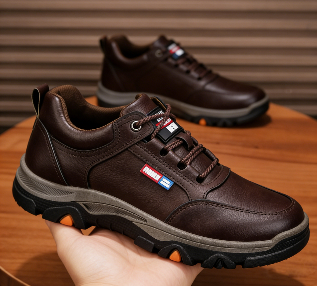 Founne® 【🔥Novedad | Mitad de precio por tiempo limitado⏰】 Zapatos de piel de becerro de alta calidad | Cuero genuino | Impermeables y antideslizantes | Alivian la fatiga del pie | Comodidad inmediata 👟（副本）