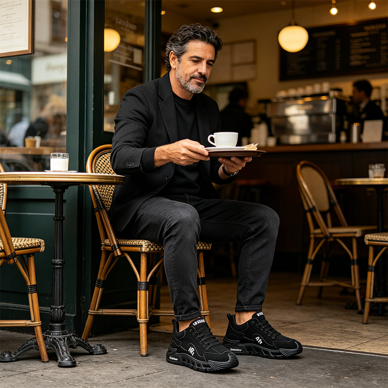 Founne® 【🔥¡Hoy a mitad de precio! ⏰】Comodidad para caminar todo el día | Diseño con soporte para el arco | Súper amortiguación | Alivia el dolor de pies | Impermeable y antideslizante | Corrige la marcha👟