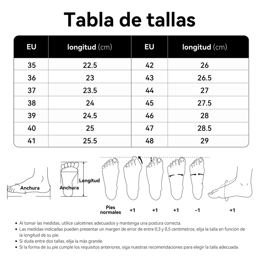 Sandalias con protección para los dedos: con soporte para el arco del pie, que alivia el dolor; ligeras y con amortiguación.