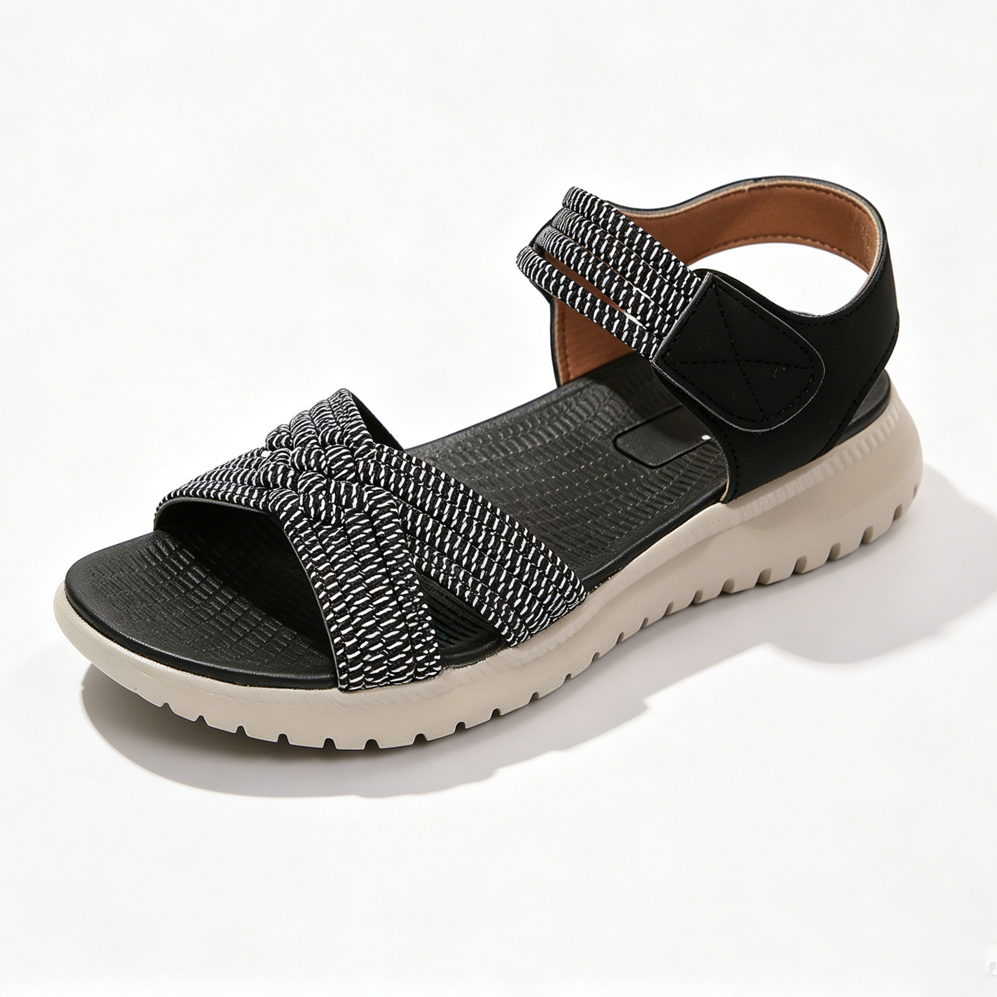 ⏰ ¡Último día! ¡50 % de descuento! ¡No te lo pierdas! ✅️ Sandalias cómodas con soporte para el arco del pie: alivian el dolor de pies y cuentan con un diseño ergonómico.（副本）