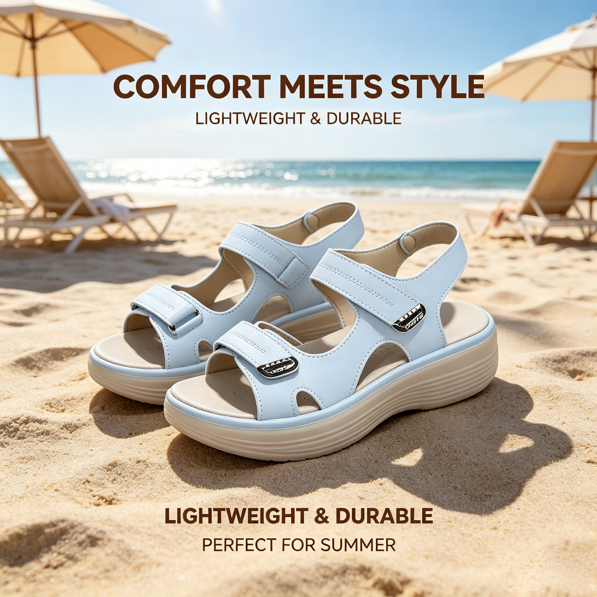 Zapatos ortopédicos FOUNNE® [🔥¡Hoy a mitad de precio!🎁] 🎉 ¡Nuevas sandalias para mujer! | Frescas y transpirables | 👟 Plantillas de espuma viscoelástica | 🚶‍♂️ Caminar sin dolor | Soporte ortopédico + Experiencia cómoda