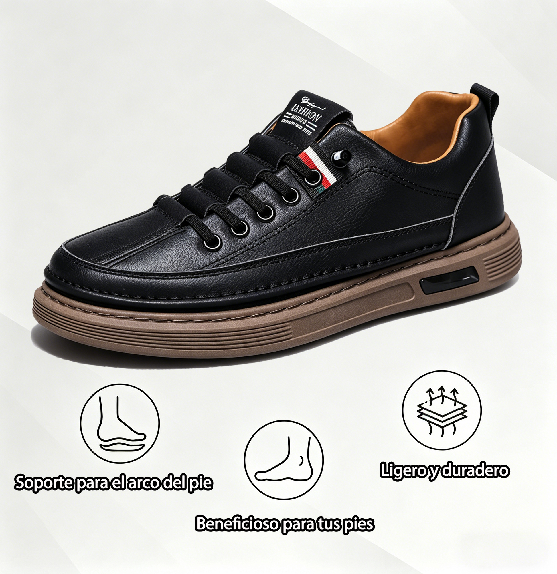FOUNNE® 【🔥¡Hoy a mitad de precio! ⏰】Comodidad para caminar todo el día | Diseño con soporte para el arco | Súper amortiguación | Alivia el dolor de pies | Impermeable y antideslizante | Corrige la marcha👟