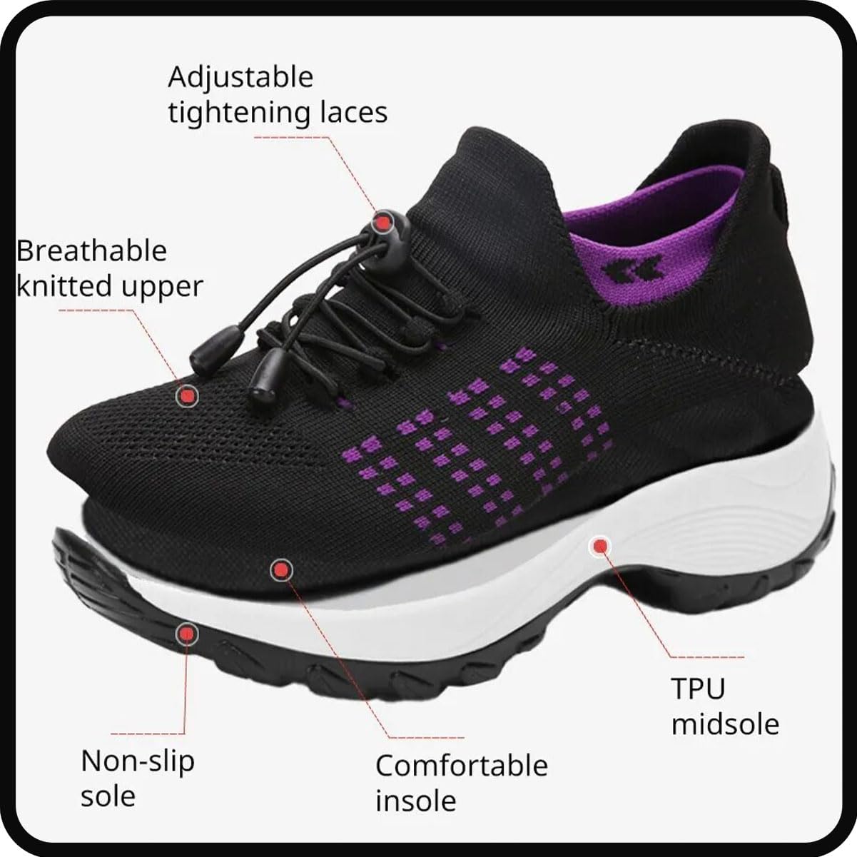 Descuento de mitad de precio por Navidad ⏰ Zapatos ortopédicos ergonómicos suaves y cómodos ✅ Con soporte de arco para aliviar el dolor de pies