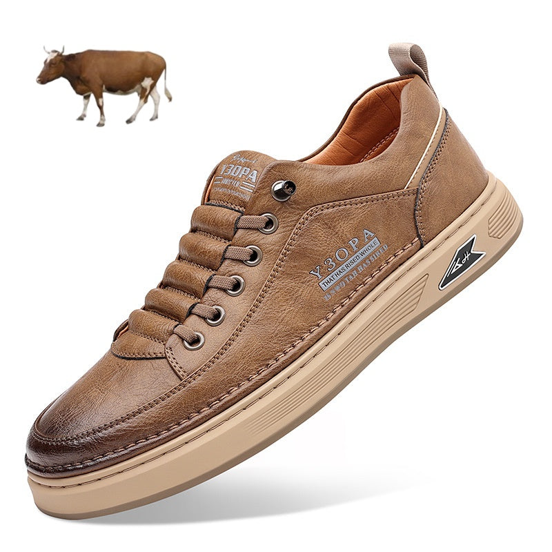 Founne® 【⏰¡Hoy a mitad de precio! ⚡】Zapatos de piel española hechos a mano | Elegantes y refinados | Cómodos y transpirables | Alivian el dolor de pies | Acompañan al hombre en cada paso