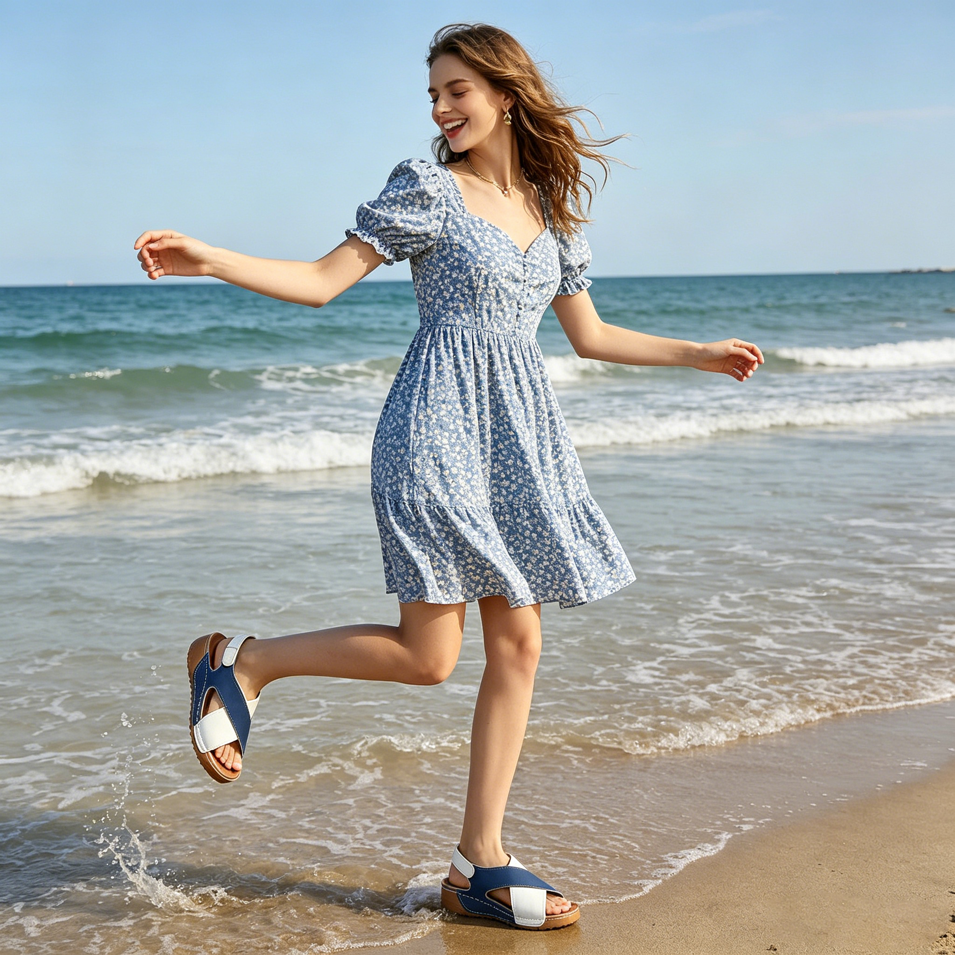 Zapatos ortopédicos FOUNNE® 【🔥60% de descuento hoy🎁】Ideales para salidas de verano👡 | Suaves y cómodos | Diseño con soporte para el arco del pie | Alivian eficazmente la fatiga y el dolor | Mayor resistencia al deslizamiento✅