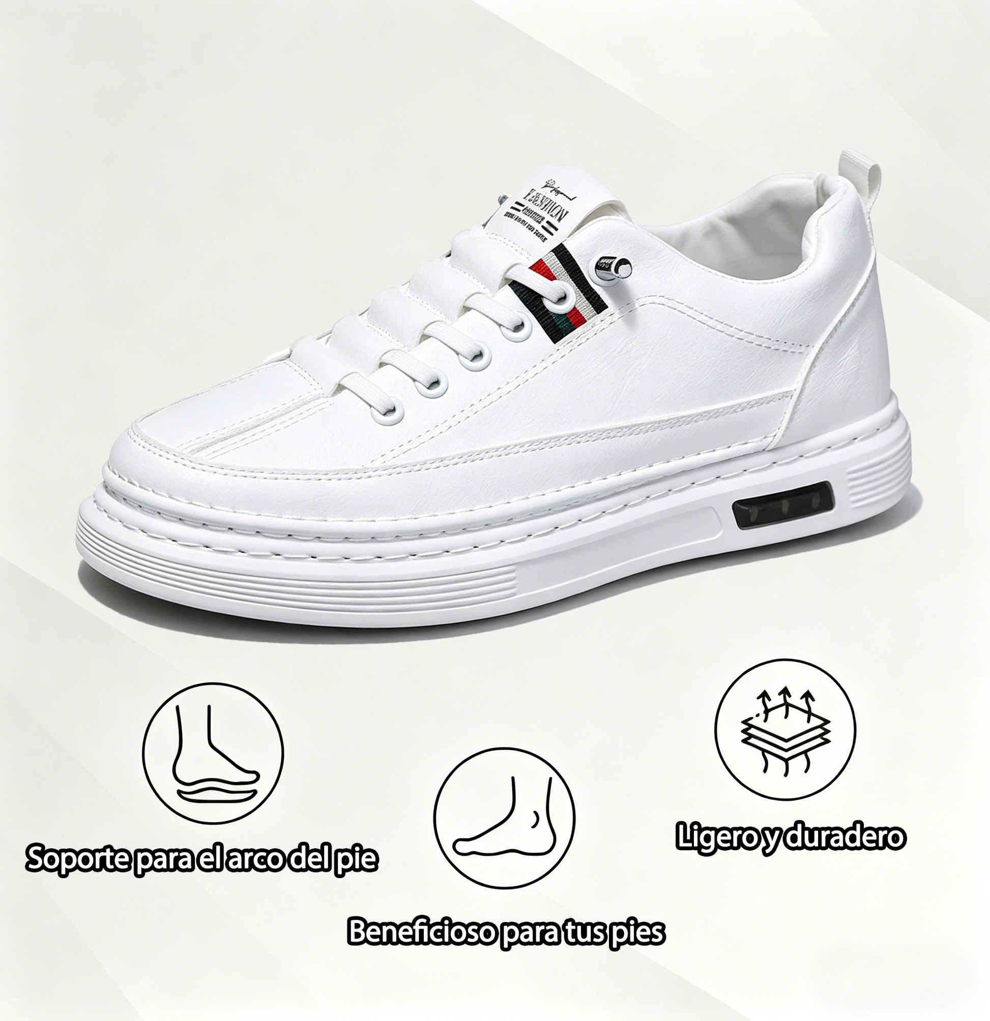 FOUNNE® 【🔥¡Hoy a mitad de precio! ⏰】Comodidad para caminar todo el día | Diseño con soporte para el arco | Súper amortiguación | Alivia el dolor de pies | Impermeable y antideslizante | Corrige la marcha👟