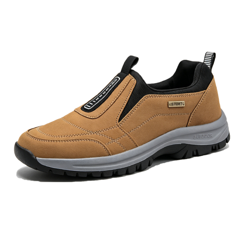 FOUNNE® 【🔥Oferta especial de hoy: 60% de descuento🎁】👞Zapatos ortopédicos de gamuza para hombre ✅ Alivian el dolor de pies ✅ Soporte para el arco: comodidad durante todo el día👟（副本）