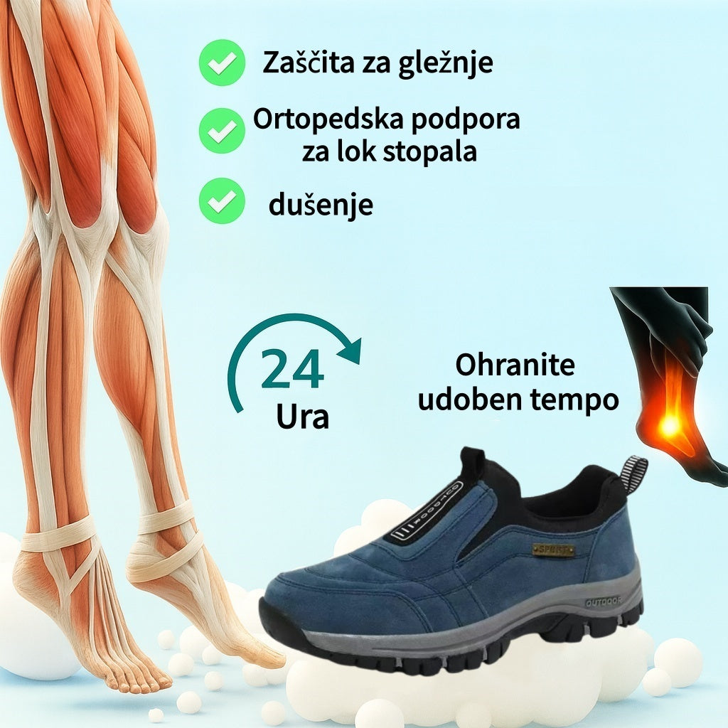 🎁50 % popusta danes – ne zamudite! 👞 Moški ortopedski semiš čevlji ✅ Lajša bolečine v stopalih ✅ Podpora za stopalni lok: Celodnevno udobje