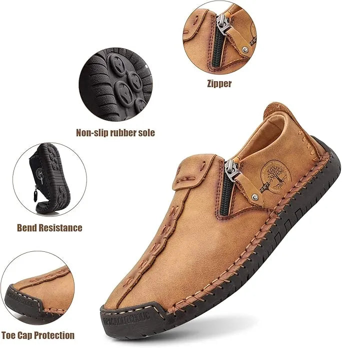 🎉 ¡Último día! ¡50% de descuento! ✅ Zapatos ortopédicos diseñados para personas con problemas en los pies, hechos de piel de becerro australiana. 👞 Proporcionan soporte para el arco del pie y alivian el dolor de espalda, articulaciones y pies.